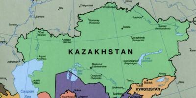 نقشہ کے الماتی-قازقستان