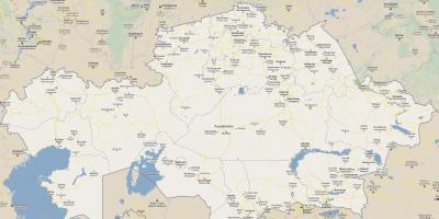 کا نقشہ قازقستان روڈ
